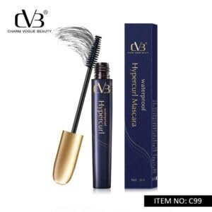 CVB C99 Hypercurl Waterproof Mascara | Long-Lasting 18Hr Curl & Volume, Smudge-Proof Eye Makeup, 8ml