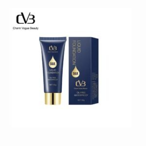 CVB Silk Liquid Foundation | Oil-Free, Waterproof, Long-Lasting Base Makeup | Smooth Luminous Finish, Lightweight & Full Coverage | 60g – Evens Skin Tone, Hides Pores & Controls Oil (03 Natural Beige)