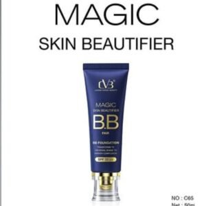 CVB C65 Magic Skin Beautifier BB Fair Cream for Complexion Enhancer, Matte BB Foundation for Face Make-up, Skin Hydration with SPF 30 ++ (01 White Ivory)