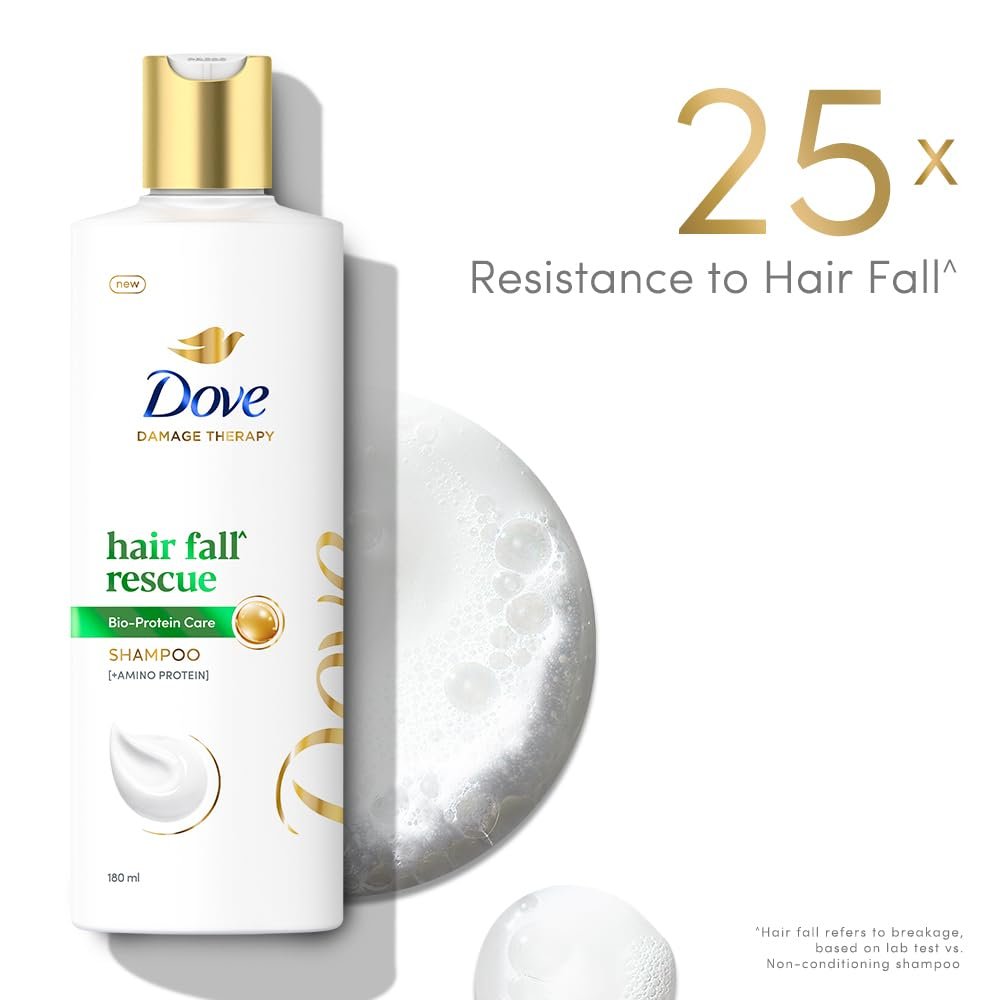 Dove Hair fall Rescue Shampoo|| 180 ml - Image 4
