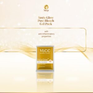 VLCC Insta Glow Gold Bleach - 30g X 3 (Pack of 3) - With Colloidal Glow For Glowing Fairness | Skin Brightening Bleach | Perfect Skin Match, Reduces Facial Hair Visibility, Brightens Complexion