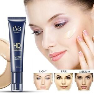 CVB Paris High Definition Foundation - Oil Free & Long Lasting, Natural Beige