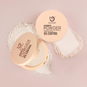 MATT LOOK Perfect Look powder Oil control 2 in 1 Formula Compact | Powder plus base concealer | High coverage with HD finish | Easily blendable | Suitable for all skin types | 20g Fair