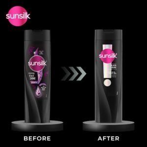 Sunsilk Stunning Black Shine Shampoo 1 L|| With Amla + Oil & Pearl Protein|| Gives Shiny|| Moisturised and Fuller Hair - Paraben Free