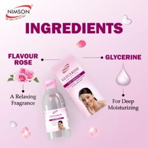 Nimson Pure Glycerine for Skin Care – 50ml | Moisturizes, Heals & Protects Skin | Soothes Irritation | Soft, Glowing Skin | Ideal for Oily & All Skin Types | 100% Vegan