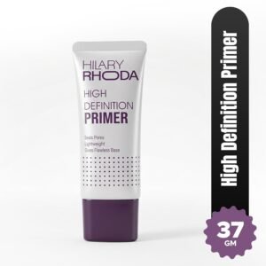 Hilary Rhoda High Definition Primer | Blurs Pores, Mattifies & Absorbs Excess Oil | Silicon-Based Primer | Blurs Fine Lines | Lightweight & Non-Sticky | Long-Lasting Formula - 37g