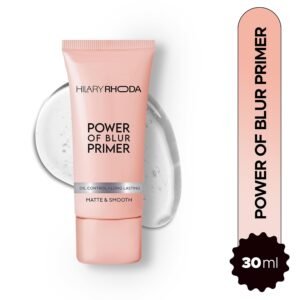 Hilary Rhoda Power of Blur Primer for face | Silicone-Based & Pore Filling | Matte Finish, Oil Control, Waterproof & Vitamin Enriched | 30ml