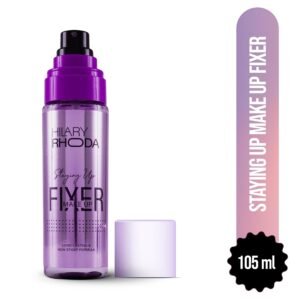 Hilary Rhoda Staying Up Makeup Fixer Spray | Long-Lasting Setting Spray with Niacinamide | Smudge-Proof, Waterproof & Hydrating Formula | Non-Sticky Finish | 105ml