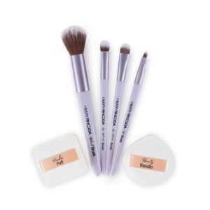 Hilary Rhoda Play n Blend Brush Set | Makeup Brushes For Foundation, Cream, Liquid & Powder Formulation