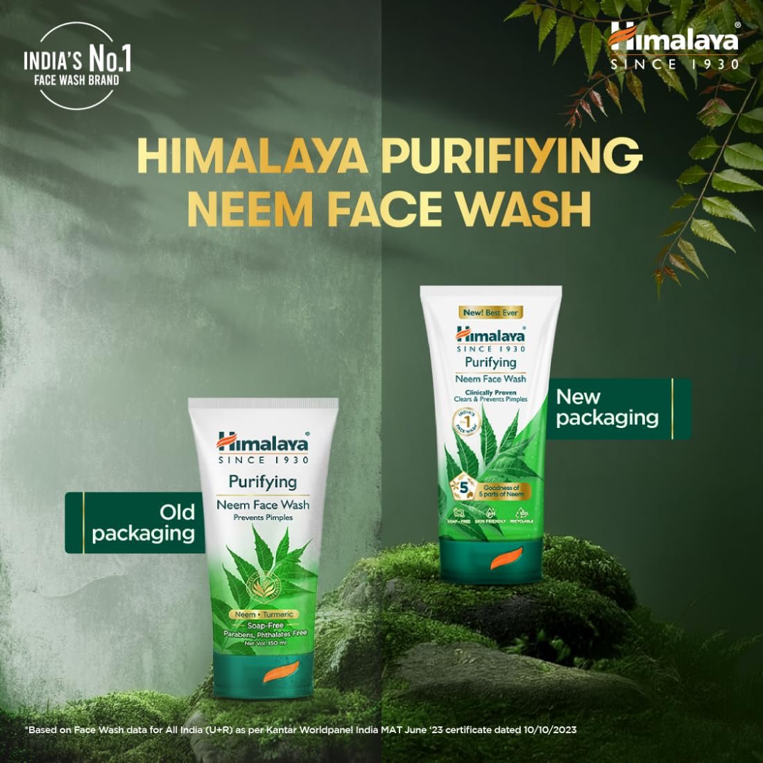 Himalaya Purifying Neem Face Wash, 150 ml | Soap Free | Paraben, Phthalates free | Best for Acne Prone Skin | Eliminates Pimples - Image 11