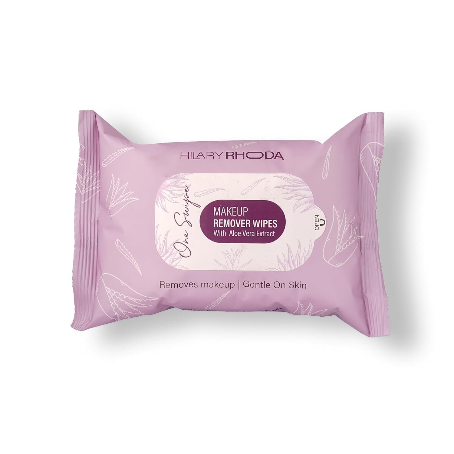 Hilary Rhoda One Swipe Makeup Remover Wipes | Removes Waterproof Makeup | Aleo Vera Infused Makeup Remover Wipes | Hydrating & Cleansing Facial Wipes | Paraben-Free | 25 pcs