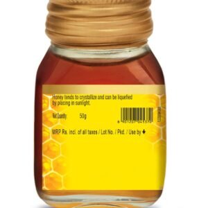 Dabur Honey - 50g | 100% Pure | World's No.1 Honey Brand with No Sugar Adulteration | For Fitness & Health | Natural Immunity Booster | 100% Indigenous | Rich in Antioxidants & Minerals