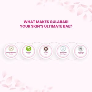 Dabur Gulabari Premium Rose Water/Face Toner - 400mlx2 | No Paraben | Alcohol Free | Cleanses, Hydrates & Moisturises Skin | Balances & Restores Skin's pH Levels | For All Skin Types