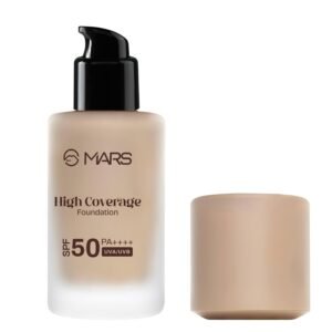 MARS SPF50 PA++++ High Coverage Foundation | Blemish Free & Blendable Makeup | For All Skin Type | IN-VIVO Tested with 5 Star UVA+UVB Protection Boost Rating (40ml) (SHADE-05)