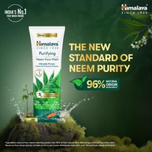Himalaya Purifying Neem Face Wash, 150 ml | Soap Free | Paraben, Phthalates free | Best for Acne Prone Skin | Eliminates Pimples