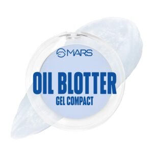 MARS Oil Blotter Gel Compact for Oily Skin with Puff Applicator | Instant Oil Control | Matte Finish Compact | Travel Friendly | For Summers, Weddings, Parties (5 gm)