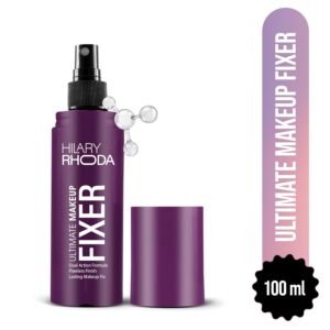 Hilary Rhoda Ultimate Makeup Fixer | Long-Lasting, Hydrating & Weightless Setting Spray | Waterproof Makeup Fix | Infused with Niacinamide & Hyaluronic Acid | Non Sticky | Glowing & Flawless Finish | 100ml