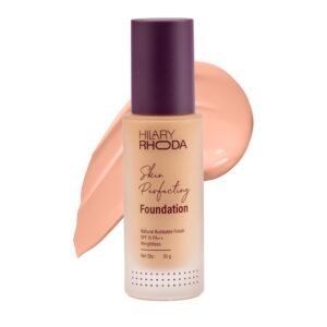 Hilary Rhoda Skin Perfecting Foundation | With SPF 15 | Super Matte Finish | Full Coverage | Oil-Control & Paraben-Free | 6 Shades | Conceals Fine Lines & Blemishes | 30g (My Ivory| Shade 01)