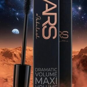 Premium Mars Fabulash Volumizing Mascara - Jet Black, 12ml | Dramatic Volume, Maxi Length & Instant Curl | Infused with Micro-Fiber Technology & Curl Memory Polymers | Clump-Free & Long Lasting