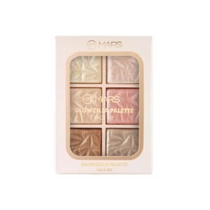 MARS Glowzilla 6 Colour Highlighter Palette | Ultra Blendable & Long Lasting | Blinding Glow (12.0gm) (Shade-03)
