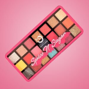 MATT LOOK 21 Highshine Wet and Metallic Shades Eyeshadow Palette for Bold Matte and Creamy Metallic Finishes, Soft Textured, and Highly Pigmented Eye Makeup Palette. (Spice N Sugar)