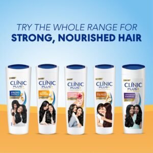 Clinic Plus Strong & Thick Shampoo with Rice Water, Protein + Vitamin E, 175 ml