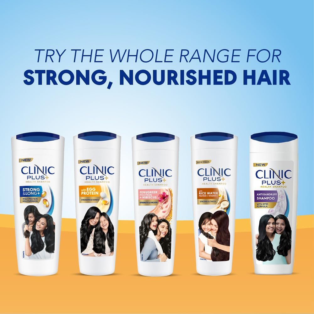 Clinic Plus Strong & Thick Shampoo with Rice Water, Protein + Vitamin E, 175 ml - Image 6