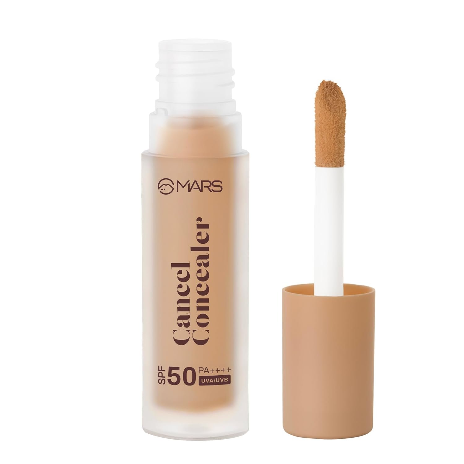MARS SPF50 PA++++ Cancel Concealer with Radiant Natural Finish (6.0 ml) (08-ESPRESSO ELEGANCE) | Lightweight | Medium to High Coverage | Long-Lasting & Multi-Purpose | Crease Resistant - Image 9