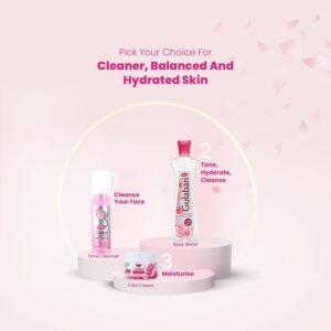 Dabur Gulabari Premium Rose Water/Face Toner - 400mlx2 | No Paraben | Alcohol Free | Cleanses, Hydrates & Moisturises Skin | Balances & Restores Skin's pH Levels | For All Skin Types