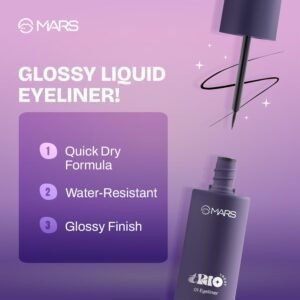 MARS TRIO Treat 3-IN-1 Eye Makeup Kit with Eyeliner, Mascara & Eyeshadow (24.50gm) | Travel Friendly Design | Long-Lasting | Versatile | Effortless Application