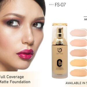 MATT LOOK Zero Pore Oil Control Full Coverage Matte Foundation, Beige (45ml)