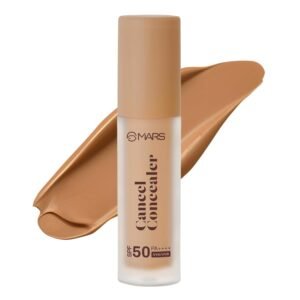 MARS SPF50 PA++++ Cancel Concealer with Radiant Natural Finish (6.0 ml) (08-ESPRESSO ELEGANCE) | Lightweight | Medium to High Coverage | Long-Lasting & Multi-Purpose | Crease Resistant