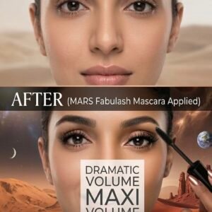 Premium Mars Fabulash Volumizing Mascara - Jet Black, 12ml | Dramatic Volume, Maxi Length & Instant Curl | Infused with Micro-Fiber Technology & Curl Memory Polymers | Clump-Free & Long Lasting