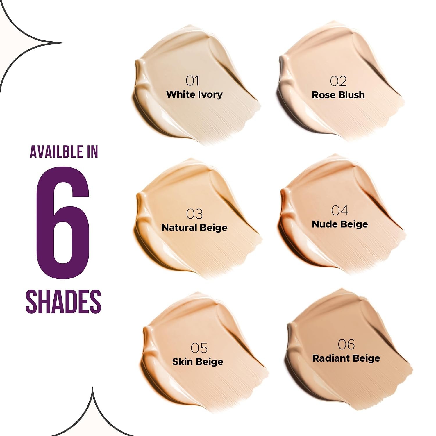 Hilary Rhoda High Definition Foundation for Women | Hides Pores & Blemishes | HD Foundation For All Skin Types | Blendable Formula | Natural & Matte Finish | High Coverage Liquid Foundation - 33ml (Natural Beige - Shade 03) - Image 7