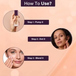 Hilary Rhoda Skin Perfecting Foundation | With SPF 15 | Super Matte Finish | Full Coverage | Oil-Control & Paraben-Free | 6 Shades | Conceals Fine Lines & Blemishes | 30g (My Ivory| Shade 01)