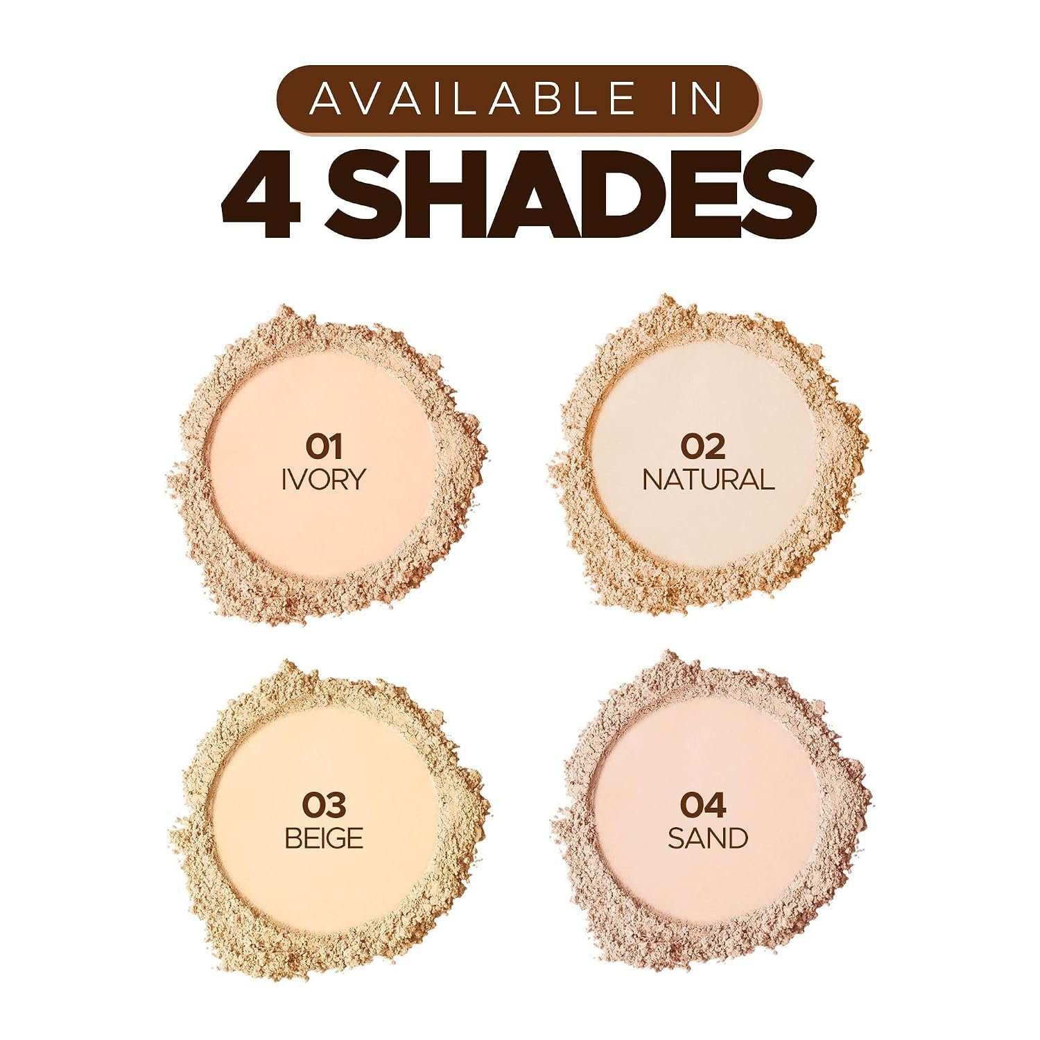 Hilary Rhoda Compact Powder | Ivory | 2-in-1 Pressed Powder with Mirror & Puff | Shimmery & HD Matte Finish With Long Lasting Coverage| Oil Control | (My Ivory - Shade 01)-18g - Image 6