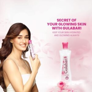 Dabur Gulabari Premium Rose Water/Face Toner - 400mlx2 | No Paraben | Alcohol Free | Cleanses, Hydrates & Moisturises Skin | Balances & Restores Skin's pH Levels | For All Skin Types