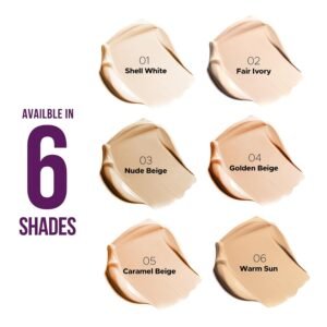 Hilary Rhoda Super Cover Foundation | Blemish Free | High Coverage & Waterproof Foundation | 24-Hour Stay & Non-Sticky Formula | Matte Finish | Blends Flawlessly | 30g (Fair Ivory| Shade 02)