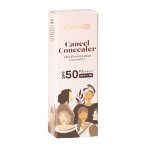 MARS SPF50 PA++++ Cancel Concealer with Radiant Natural Finish (6.0 ml) (08-ESPRESSO ELEGANCE) | Lightweight | Medium to High Coverage | Long-Lasting & Multi-Purpose | Crease Resistant