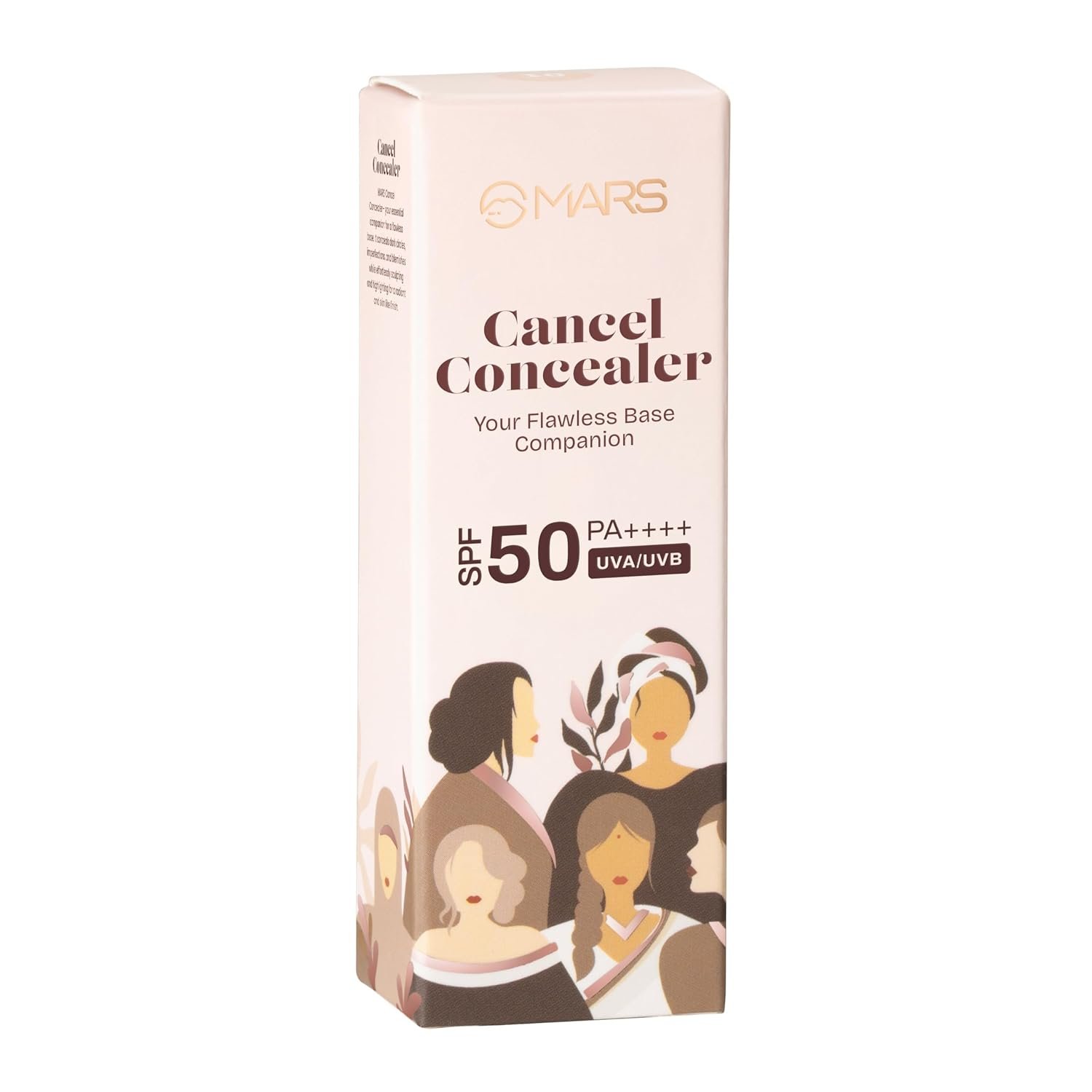 MARS SPF50 PA++++ Cancel Concealer with Radiant Natural Finish (6.0 ml) (08-ESPRESSO ELEGANCE) | Lightweight | Medium to High Coverage | Long-Lasting & Multi-Purpose | Crease Resistant - Image 8