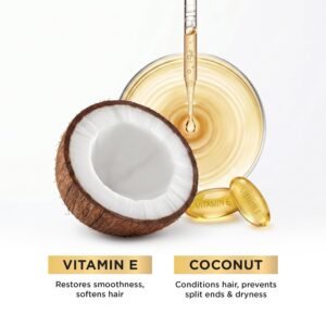 Parachute Advansed Gold Vitamin E Coconut Hair Oil| Long & Soft Hair | For All Hair Type| No Paraben & Silicones| 300ml