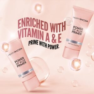 Hilary Rhoda Power of Blur Primer for face | Silicone-Based & Pore Filling | Matte Finish, Oil Control, Waterproof & Vitamin Enriched | 30ml