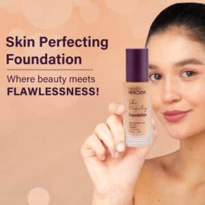 Hilary Rhoda Skin Perfecting Foundation | With SPF 15 | Super Matte Finish | Full Coverage | Oil-Control & Paraben-Free | 6 Shades | Conceals Fine Lines & Blemishes | 30g (My Ivory| Shade 01)