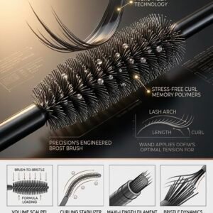 Premium Mars Fabulash Volumizing Mascara - Jet Black, 12ml | Dramatic Volume, Maxi Length & Instant Curl | Infused with Micro-Fiber Technology & Curl Memory Polymers | Clump-Free & Long Lasting