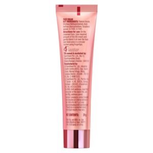 Spinz BB Cream | Instant Glow, Even Skin Tone & Natural Coverage | Lightweight, Non-Sticky Mousse Formula | With Vitamin E and Double Sunscreen Protection (29g)