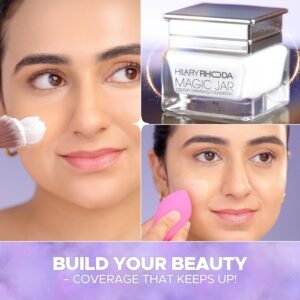 Hilary Rhoda Magic Jar Colour Changing Foundation Cream For All Skin Types | Buildable Coverage | Long Lasting & Weightless Formula | Crease-Free Foundation | Cruelty-Free | Satin Finish | 30G