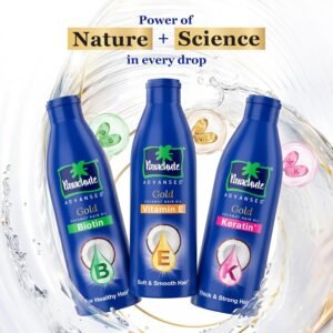Parachute Advansed Gold Vitamin E Coconut Hair Oil| Long & Soft Hair | For All Hair Type| No Paraben & Silicones| 300ml