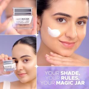 Hilary Rhoda Magic Jar Colour Changing Foundation Cream For All Skin Types | Buildable Coverage | Long Lasting & Weightless Formula | Crease-Free Foundation | Cruelty-Free | Satin Finish | 30G
