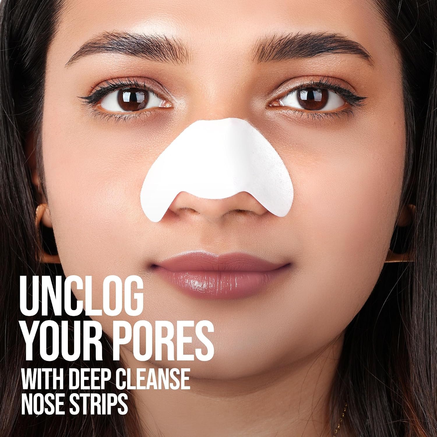 Hilary Rhoda Charcoal Nose Strips Pack of 10 Strips for Blackhead & Whitehead Remover | Deep Cleansing Pore Strips for Nose | Oil Control Formula (Charcoal - Shade 01) - Image 3
