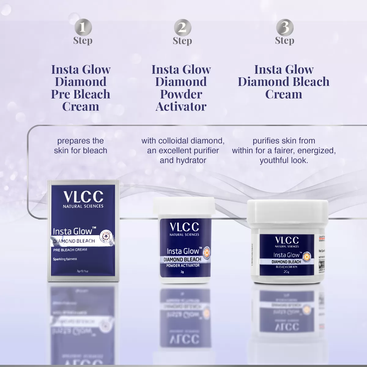 Insta Glow Diamond Bleach - 30 g - Image 4